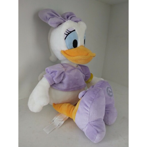 Exclusive Disney Store Daisy Duck Purple Stuffed Animal Toy Doll Plush 15" - Picture 4 of 5